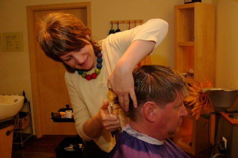 Haare schneiden